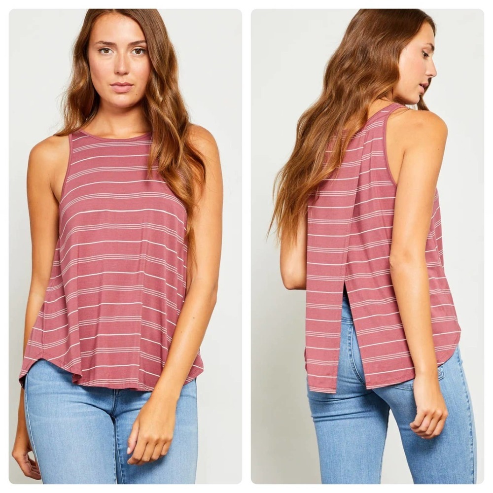 GENTLE FAWN Jenna Tank in Canyon Avenue Stripe NEW!